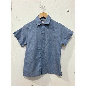 Jungmaven Faria Shirt in Steel Blue Size XS